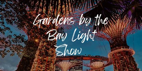 A Guide To Gardens by the Bay Light Show + Times (2024) - Travels With Missy