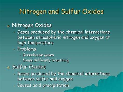 What Are The Major Sources Of Emissions Of Nitrogen Oxides at Joe ...