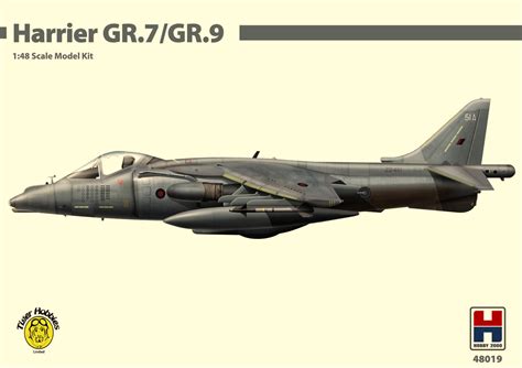 H2K48019 BAE Harrier GR7/9 model kit