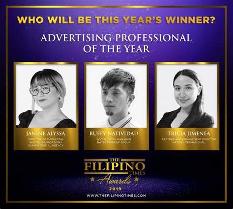 Introducing the finalists for The Filipino Times Awards 2019 ...