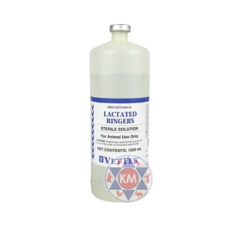 Lactated Ringers Solution - 1000ml - KM Vet Pharm Sdn Bhd