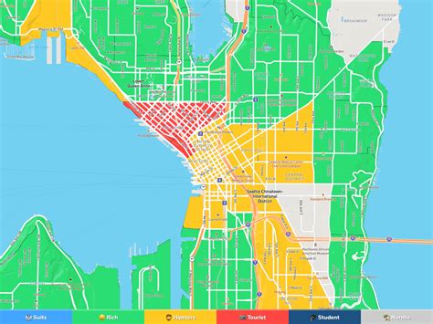 Map Of Seattle Neighborhoods - Map Of Zip Codes