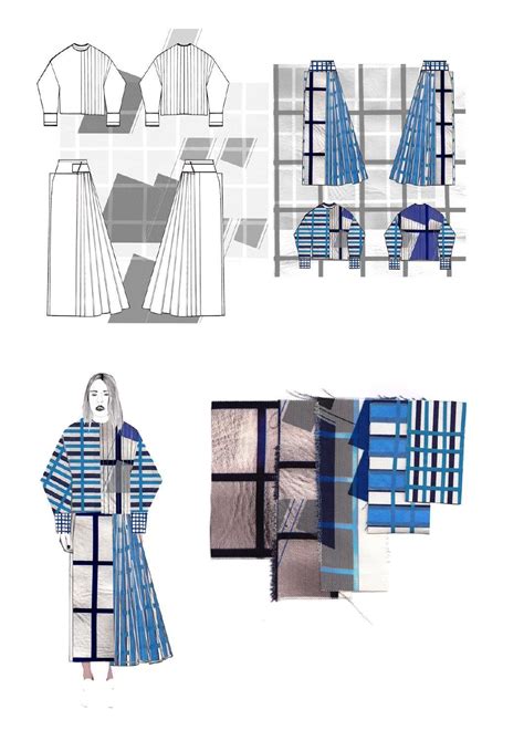 Fashion Sketchbook - grid print fashion design; fashion drawings ...