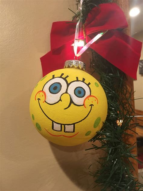 A personal favorite from my Etsy shop https://www.etsy.com/listing/565175542/spongebob-ornament ...