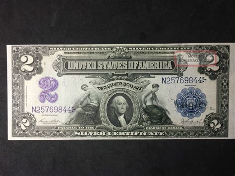 2$ 1899 Silver Certificate