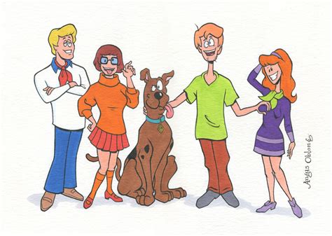 Scooby Doo & The Gang. – Angus Oblong.