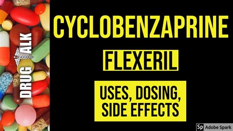 Cyclobenzaprine (Flexeril) - Uses, Dosing, Side Effects - YouTube