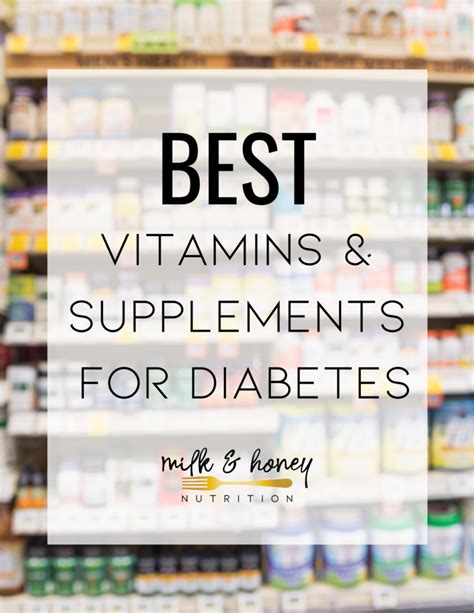 The 101 on Blood Sugar Supplements & the Best Vitamins for Diabetes | Milk & Honey Nutrition