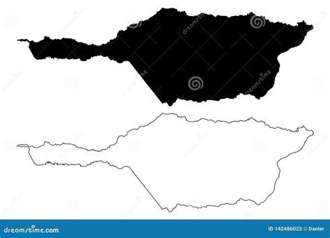 Apure State map vector stock vector. Illustration of division - 142486023