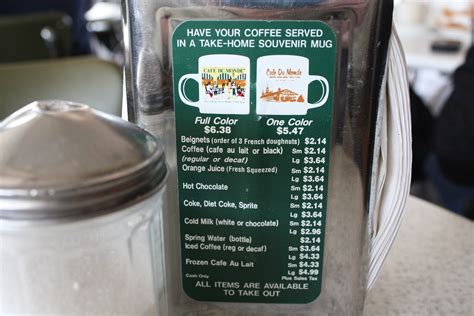 Cafe du Monde menu | fwmpkp | Flickr