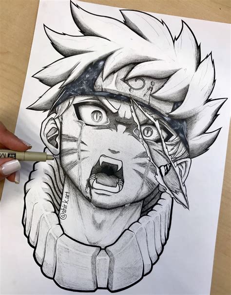 Hey everyone ! Another original drawing of Naruto I made a while ago. The drawing made only with ...