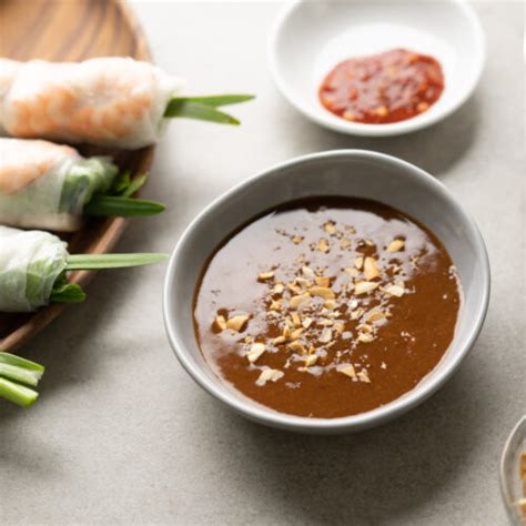 Vietnamese Peanut Sauce For Spring Rolls - Hungry Huy