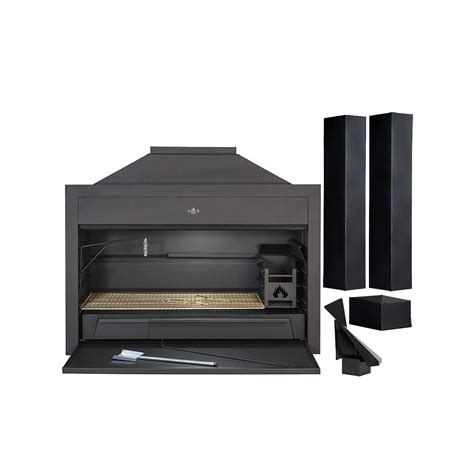 Homefires 1000 Super Deluxe Built-in Braai (Includes 2.4m Flue and Rotating Cowl) - SAVE ...