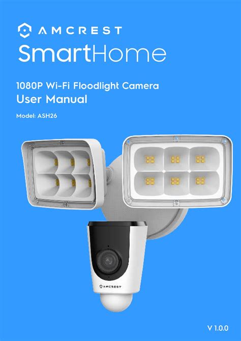 AMCREST SMARTHOME ASH26 USER MANUAL Pdf Download | ManualsLib