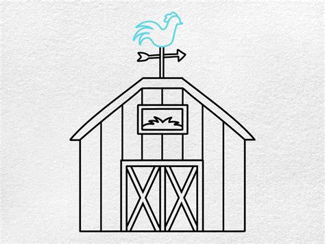 How to Draw a Barn - HelloArtsy