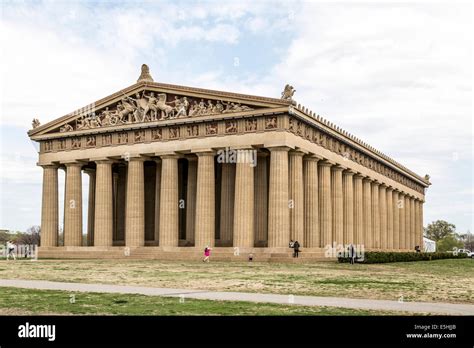 Parthenon, Centennial Park, Nashville, Tennessee, United States Stock ...