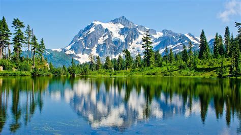 Mount Shuksan Glaciated Massif, North Cascades National Park UHD 4K Wallpaper | Pixelz