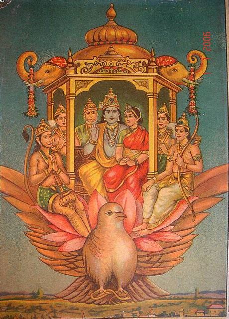 Jatayu And Pushpak Viman In Ramayana - Gomangala