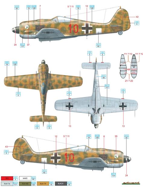 Focke Wulf Fw 190F-8 SG 4 Camouflage Color Profile | Wwii aircraft, Luftwaffe planes, Navy ...