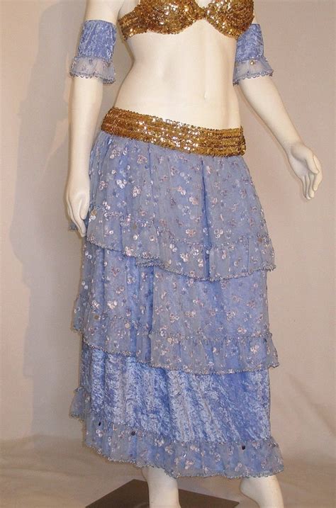 Belly Dance Costume Gypsy Costume Renaissance Gypsy Ruffle