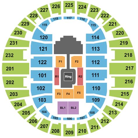 Scope Arena - WWE-3 Seating Chart | Cheapo Ticketing