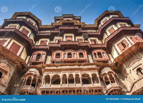 Rajwada Palace Indore stock photo. Image of multi, rajbada - 54654084