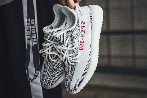 adidas Yeezy BOOST 350 V2 Zebra On Feet - Sneaker Freaker