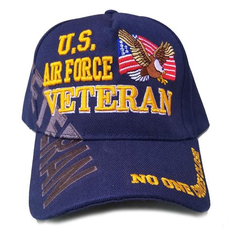 US Air Force Veteran Hat Blue w/ Flag Eagle Logo - Walmart.com - Walmart.com