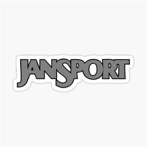 "LOGO | JANSPORT" Sticker for Sale by Gedzley | Redbubble