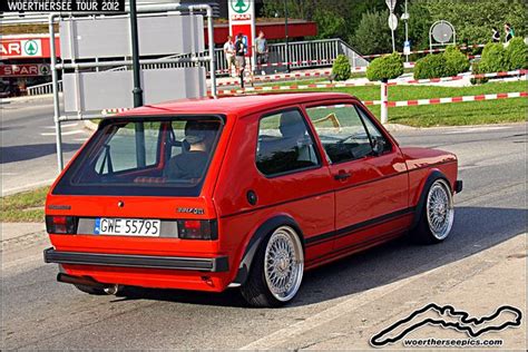 Mars Red VW Golf Mk1 GTI - a photo on Flickriver | Volkswagen ...