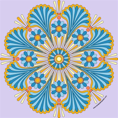 Happy Mandala to print and color | Mandala coloring pages, Mandala ...