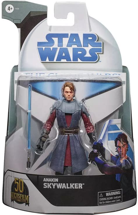 Star Wars The Clone Wars Black Series Anakin Skywalker Exclusive 6 Action Figure Hasbro Toys ...