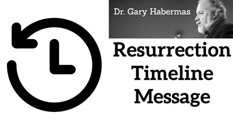 Resurrection Timeline Message - YouTube