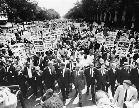 Civil Rights Leaders At The March On Washington