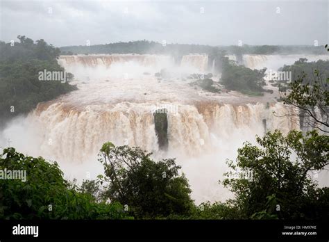 Iguazu Falls from Brazilian side, Iguazu National Park, Brazil, South America Stock Photo - Alamy