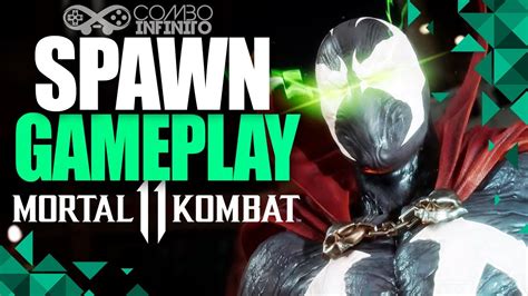 MK11: GAMEPLAY DO SPAWN + FATALITY E FATAL BLOW! - YouTube