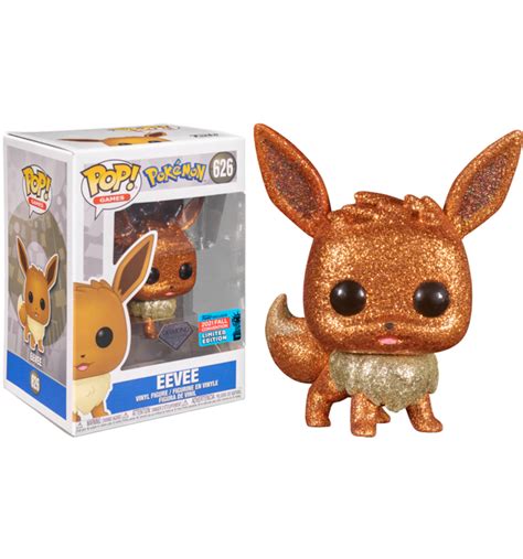 Funko Pop! Games Pokemon Eevee Diamond Collection 2021 Fall Convention ...