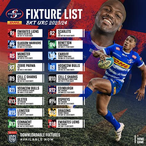 The Stormers | DHL Stormers’ 2023/24 Vodacom URC fixtures