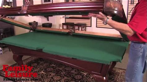 HOW TO INSTALL A POOL TABLE - Slate billiard pool table installation video - YouTube