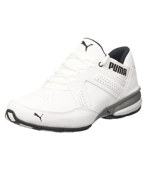 Puma Men's Enzin Sl White Running Shoes - Buy Puma Men's Enzin Sl White Running Shoes Online at ...