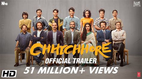 Chhichhore | Official Trailer | Nitesh Tiwari | Sushant | Shraddha ...