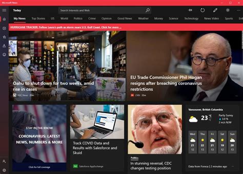 New updates to Microsoft News app in Windows 10 - Windows 10 Forums