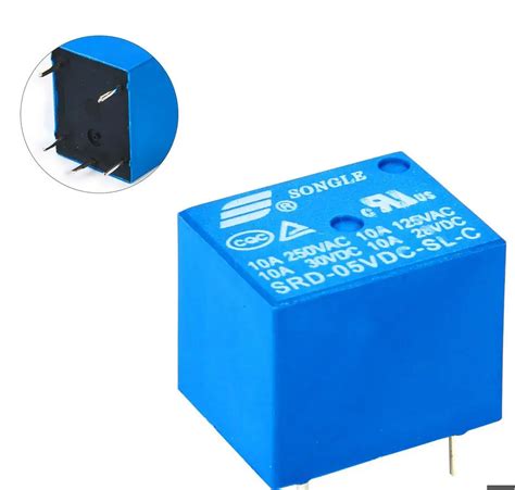 10PCS RELAY 5V SRD 5VDC SL C T73 5V SONGLE Power Relay NEW GOOD QUALITY for arduino-in ...