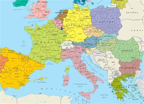 Avrupa Haritası | Avrupa, Haritalar, Harita