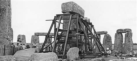 Stonehenge: History and Restoration through old photographs, 1880-1960 - Rare Historical Photos