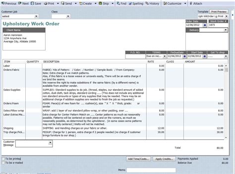 Work Order Invoices * Invoice Template Ideas