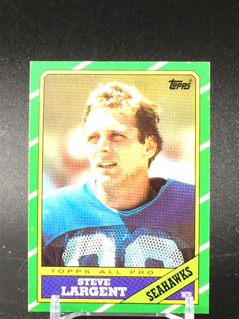 STEVE LARGENT SEAHAWKS LEGEND 1986 TOPPS