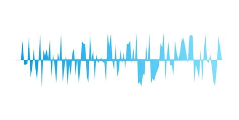 Premium Vector | Blue abstract audio waveform vector illustration sound ...