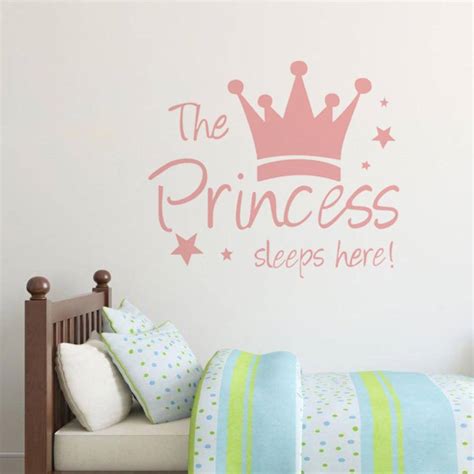 pink princess crown living room bedroom background wall art decoration ...