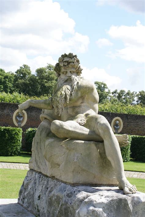 Coade Stone Statue of a River God, Surrey, England Stock Image - Image of father, interest: 68311269